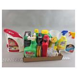 Household and Garden Chemicals, Cleaners, and Dispensers Lot