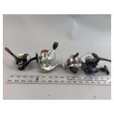 Lot of Four Assorted Fishing Reels Including Shakespeare and Okuma