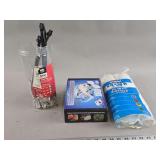 Gardner Bender Cable Ties, Headband Magnifier, and Film-Gard Plastic Sheeting