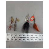 Assorted Fishing Lures Lot Including Mepps Musky Killer and Harasser