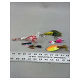 Assorted Fishing Lures Lot Including Mepps Cyclops and Aglia