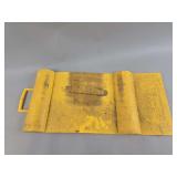 Park-Smart Yellow Plastic Vehicle Parking Mat