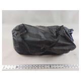 Blue Air Mattress in Black Carrying Bag with Waterbed Patch Kit and Super Glue
