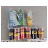 Slimers Chum Juicy Bait Bodies and Sunblock Spray Lot