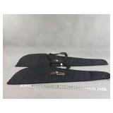 Two Plano Mills Fleet Farm Black Soft Gun Cases