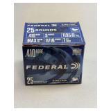 Federal Game Load .410 Bore 3 Inch 11/16 Oz 7.5 Shot Ammunition Box