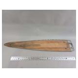 Wooden Ironing Board Form with Metal Frame and Clamps
