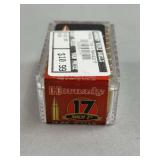 Hornady .17 Mach 2 17 Grain V-MAX Rifle Ammunition Box
