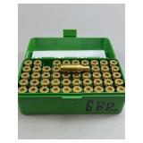 Peterson 6mm BR Brass Cartridge Cases in Green Plastic Storage Box