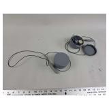 Edge Side-Scan Sonar Plastic Units with Attached Cords and Weights