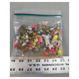 Assorted Lot of Painted Lead Fishing Jigs