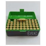 Peterson 6mm BR Brass Cartcases in Green Plastic Storage Case