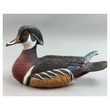 Signed G. Muhlenbruck Wood Carved and Painted Wood Duck Decoy, 1997