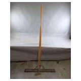 Concrete Floor Leveler Scraper Tool with Dual Wooden Handles