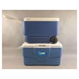 Igloo and Coleman Xtreme Plastic Coolers, Lot of Two