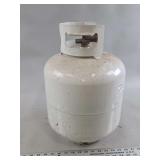 White Metal LP Gas Cylinder Tank with Valve