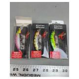 Matzuo Kinchou Minnow SMDS-7 Fishing Lures Set of Three