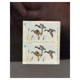1972 Iowa Migratory Waterfowl Stamp Mallards Vertical Pair