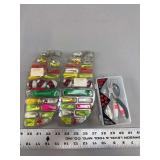 Two Blister-Pack Tackle Assortments and One Pocket Box Tackle Kit
