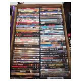 Box of Assorted Feature Film and Documentary DVDs