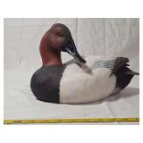 Redhead Duck Decoy Hand-Painted Carved Decoy