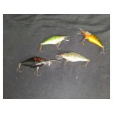 Natural Inx Fishing Lures - Set of Four