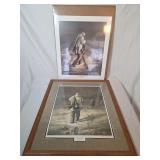 Two Framed Signed Wildlife Prints by John C. Green