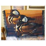 Mark S. Anderson Ducks Unlimited Woven Tapestry Throw Blanket