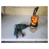 Chicago Electric Trimmer Router and Cummins Electric Drill