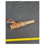 Wooden Handle Survival Fire Starter with Compass and Thermometer