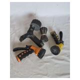 Group of Four Hose Nozzles