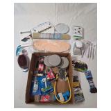 Assorted Household Hardware, Tools, and Personal Accessories Lot
