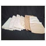 Assorted Fabric Tablecloths and Linens
