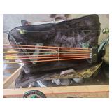 Browning Compound Bow with Arrows and Camouflage Case