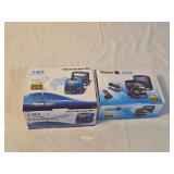 Two Vehicle Blackbox DVR Dash Cams with Accessories