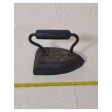 Cast Iron Sad Iron with Metal Handle