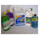 Group of Five Cleaning Solutions and Wash Products
