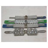 Group of Four Do-It and Palmer Metal Fishing Sinker and Jig Molds