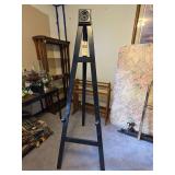 Black Painted Wood Display Easel