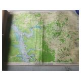 US Army Corps of Engineers Navigation Charts Cumberland River and Lake Barkley 1976 Edition