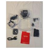 Sports Cam Waterproof Full HD 1080P Action Camera with Mounts and Accessories
