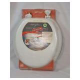Mayfair Soft Series Round Toilet Seat Easy Clean And Change White
