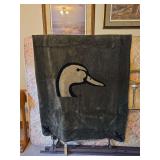 Ducks Unlimited Branded Reversible Fleece Blanket with Mallard Graphics