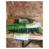 GrowBox Plant Support Cages with Green Stakes and Connectors