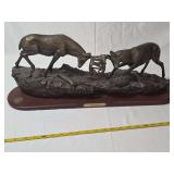 Dominance by Bradford Williams Ducks Unlimited Deer Sculpture 1780/4000