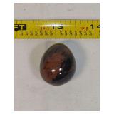Polished Mahogany Obsidian Egg Shaped Mineral Specimen