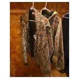Lot of Two Camouflage Jackets - Habitat Clothing XXL and Walls Outdoors XL Tall