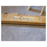 Unassembled Wooden Floor Easel Kit