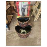 Backyard Expressions Water Barrel Fountain