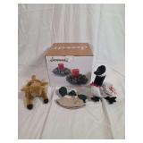 Ty Beanie Babies Plush Toys and Elements Holiday Centerpiece Boxed Set